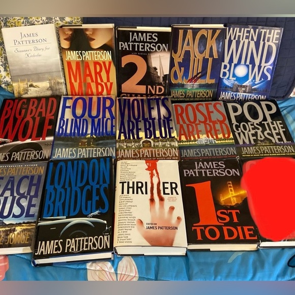 Hardcover James Patterson books $5 each. Some never read so In pristine shape - Picture 2 of 2